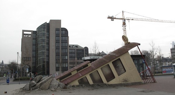 Hyrja në stacionin e metrosë në Frankfurt