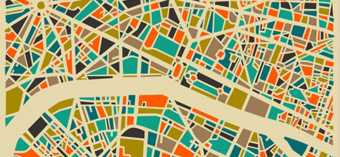Harta abstrakte qytetesh